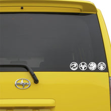 Load image into Gallery viewer, Ronin Warriors Dark Warlords Symbols Anime Japanese Vinyl Decal