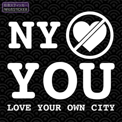 NY Doesn't Love You Sticker