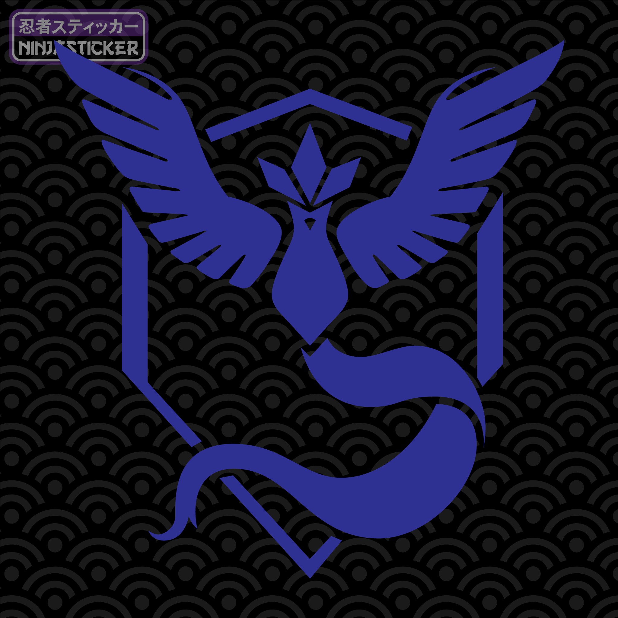 Pokemon Go Team Mystic Sticker