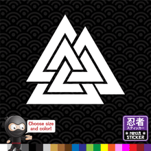 Load image into Gallery viewer, Valknut Sticker