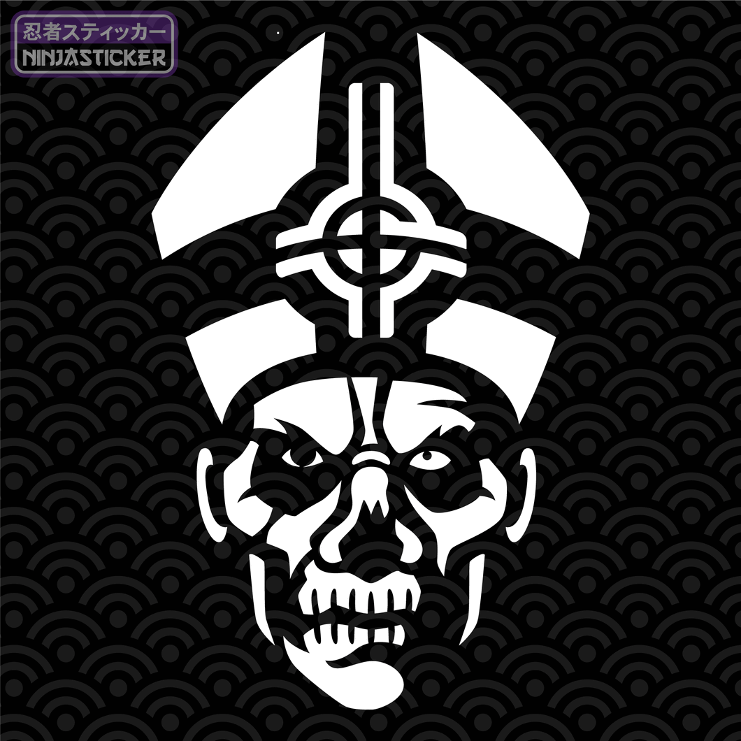 Papa Emeritus Ghost II Sticker