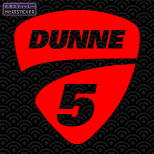 Carlin Dunne 5 Shield Decal