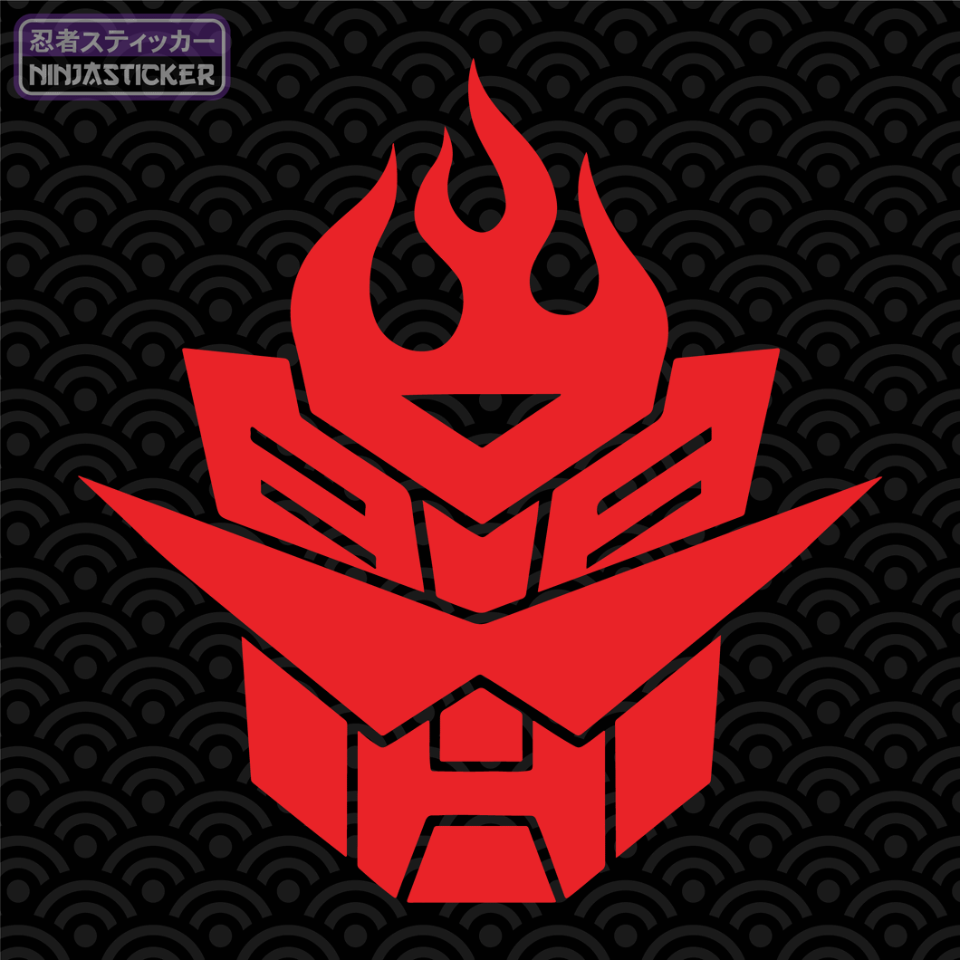 Tengen Toppa Gurren Lagann Transformer Sticker