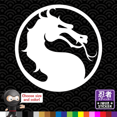 Mortal Kombat Symbol Sticker