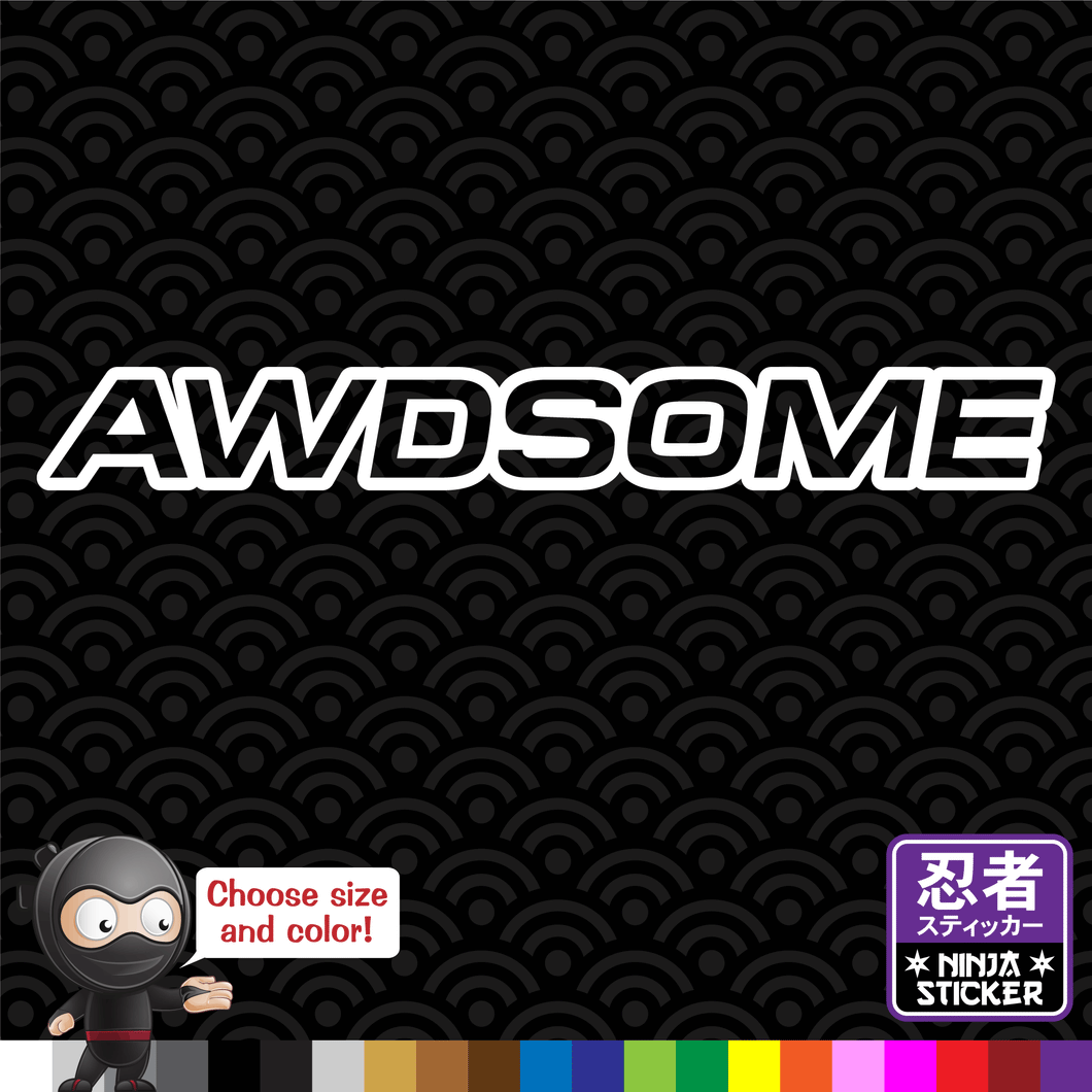 AWDSOME Sticker