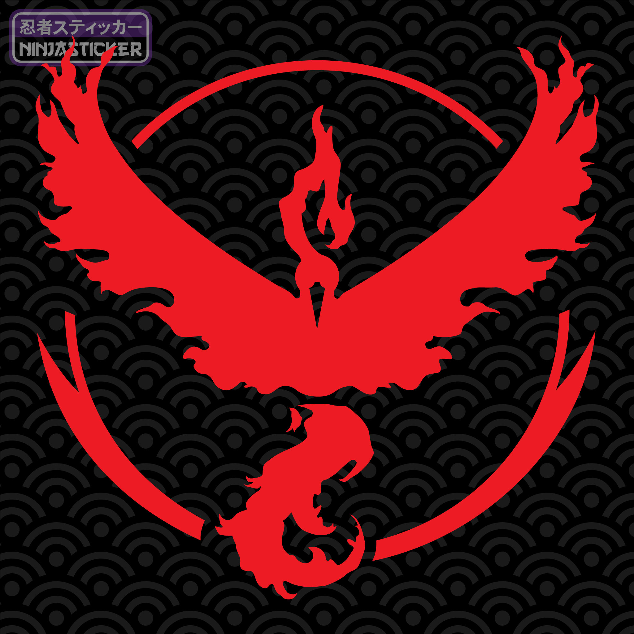 Pokemon Go Team Valor Sticker