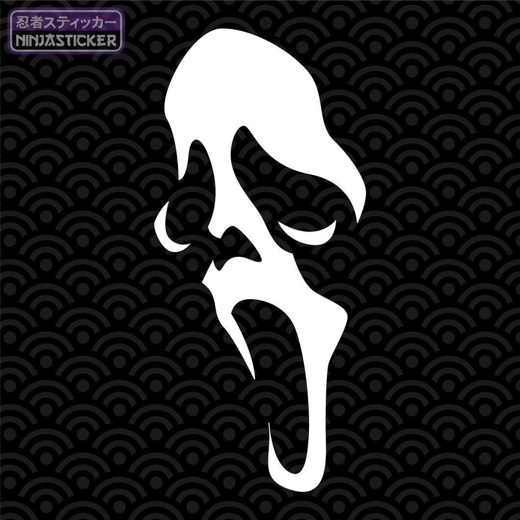 Ghostface Scream Sticker