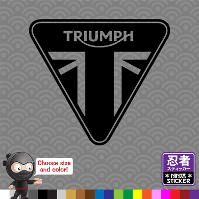 Triumph Shield Vinyl Decal