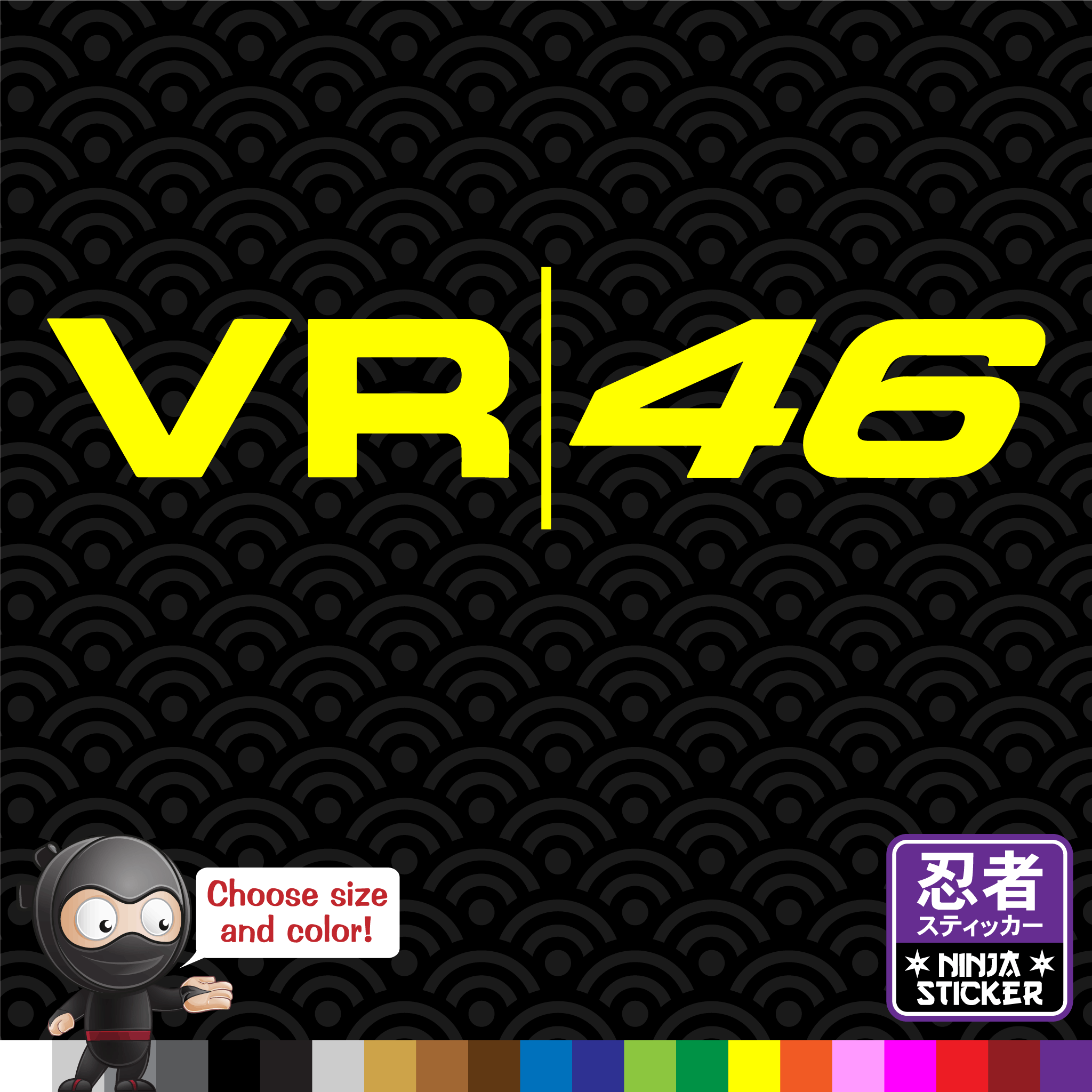 VR 46 Rossi Sticker