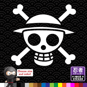 One Piece - Straw Hat Skulls - Sticker